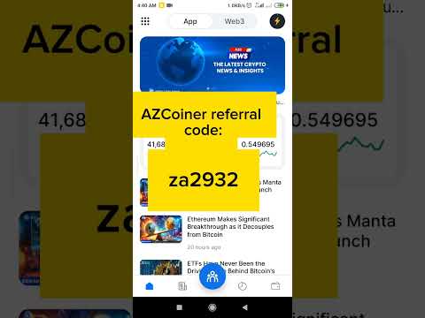 Azcoiner airdrop referral code. Free airdrop  azcoiner mining referral code #azcoinerairdrop