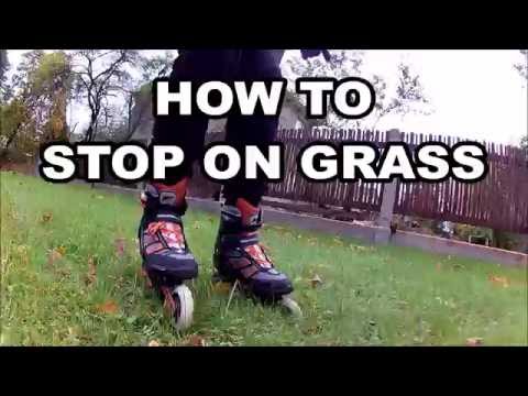 How to STOP ON GRASS - Rollerblade Basics Ep 6