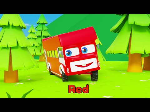 Five Little Buses | Ten Little Buses | Baby Bus Doo Doo Doo | Nursery Rhyme & Collection Kids USA