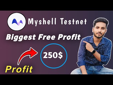 Free Income 250$ Airdrop | Myshell Crypto Testnet Airdrop Bangla | Online Free Earning Bd |