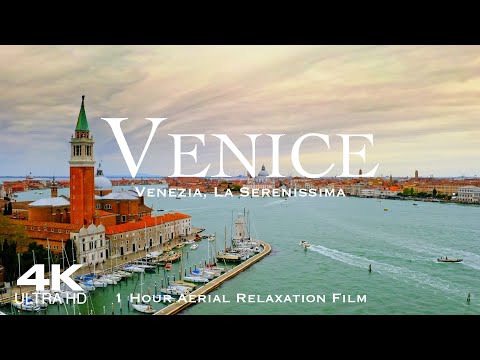 [4K] Best of VENICE 2025 🇮🇹 1 Hour Drone Aerial Film of Venezia, Italy Italia Veneto