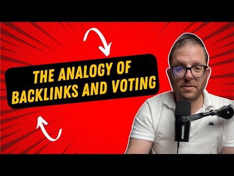 The analogy between voting and backlinks in Google.