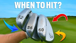 When to Use 52 56 60 Degree Wedges?