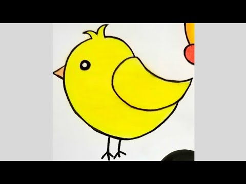 How to draw a Bird #shorts #short #artsyfam #trending #viral  #howtodraw #birddrawing #easydrawing