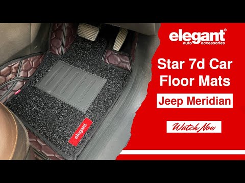 Best Quality 7D Floor Mats for JEEP MERIDIAN - Elegant Car Floor Mats-best accessories for meredian