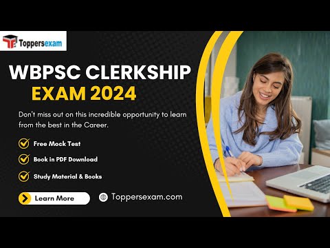 WBPSC CLERKSHIP Syllabus 2024, Mock Test Free, Question Paper, Practice Set, Exam Pattern 2024