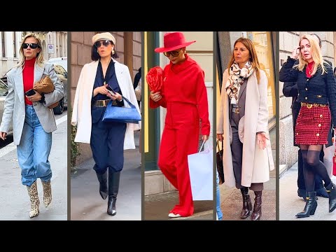 Milan Fashion 2024 🇮🇹 | Street Style Outfits & Italian Trends #vanityfair