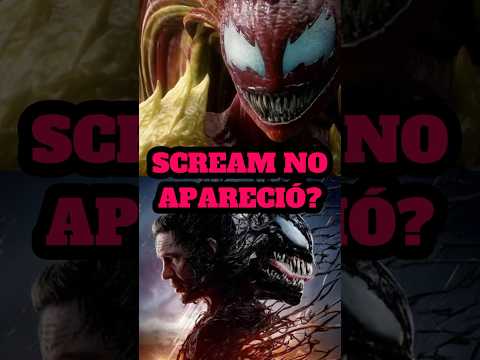 El simbionte de SCREAM si apareció? #venom3 #venomthelastdance #marvel #simbionte #sony #shortsvideo