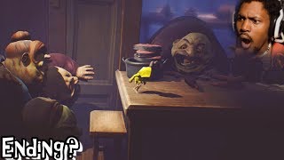 OMG SASHA BABY PLEASE KEEP RUNNING | Little Nightmares (Part 4) ENDING