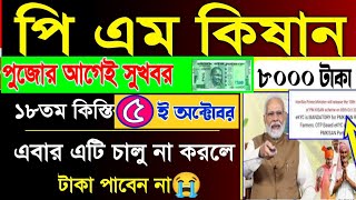 Pm kisan ১৮তম কিস্তি অনেকেই পাবেন না ২০২৪ || PM Kisan Status check 2024 |PM Kisan money release 2024