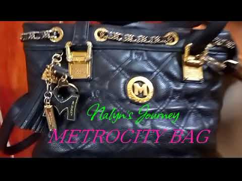 Metrocity Long handle black Shoulder bag, Bag #8| Nalyn's Journey