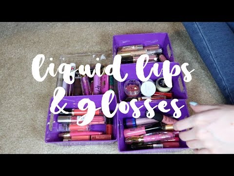 Declutter Vlog #22: Liquid Lips & Glosses {Round 6}