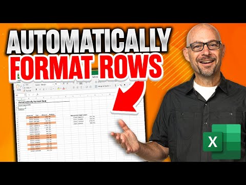 Excel How To: Automatically Format Rows