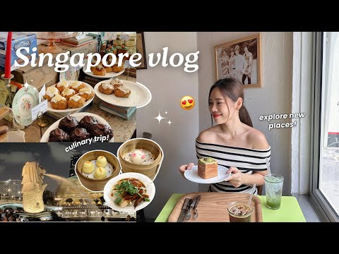 4 days in singapore 🇸🇬 famous dining places, new hotel, lots of locat eats