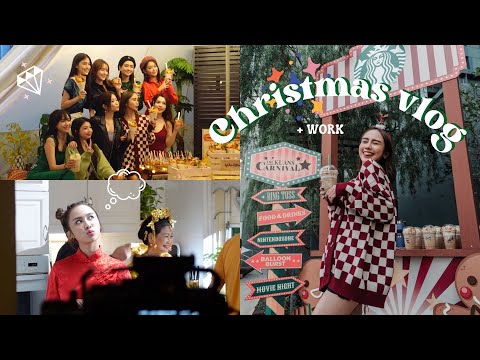 Christmas Vlog + Work | Jestinna