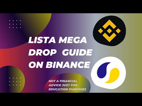 EARN THROUGH BINANCE MEGADROP  USING LISTA QUEST