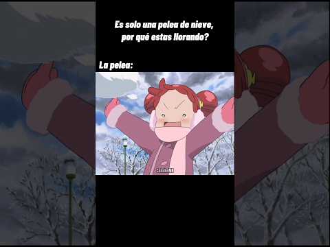 "Sólo Es Una Pelea De Nieve Pero..." #ojamajodoremi #doremi #anime #shorts