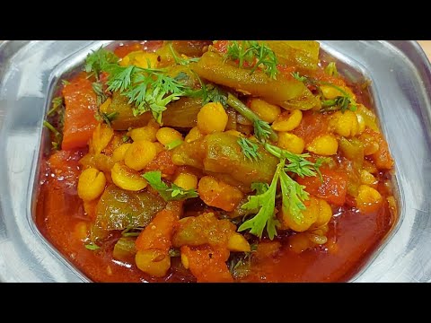 तोरई चना दाल की सब्जी इस तरह बनाएंगे तो सब चट कर जाएगे | Torai/Turai Sabji Recipe |Chana Dal Recipe