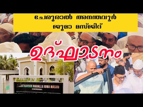 Ananthavoor Cherural Masjid Inauguration | അനന്താവൂർ ചേരുരാൽ പള്ളി ഉദ്ഘാടനം #masjid