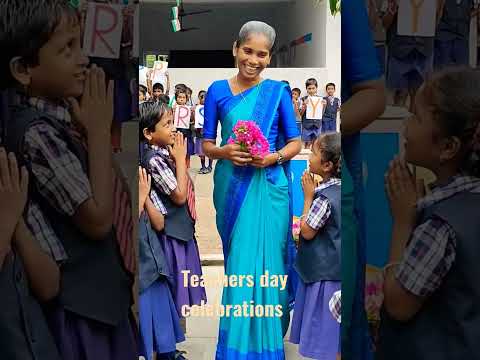 Teachers day celebrations #school #teachers