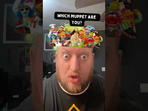 WHICH MUPPET AM I? #tiktokfilter #muppets #djhuntsofficial #comedyshorts #funny #comedyvideos #wtf