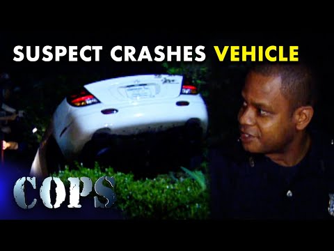 Suspect Jumps Into Creek-Bed | Cops TV Show