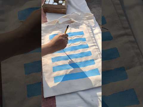 canvas bag painting #youtubeshorts #painting