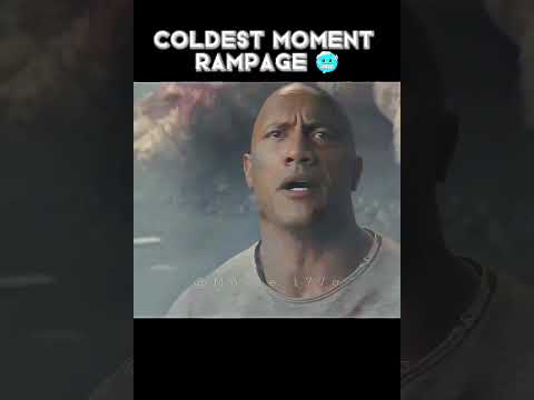 THE ROCK COLDEST MOMENT🥶 Rampage #shorts #the_rock  #moments