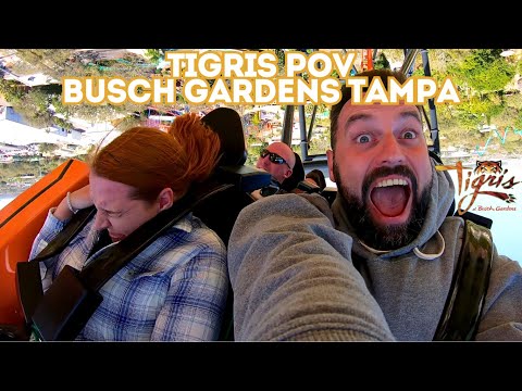 Tigris Front Row POV - Busch Gardens