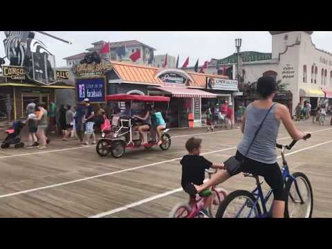 Morning bike ride on the OCNJ Boardwalk; August, 2019