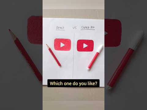 Pencil Colour VS Water Colour 😃 #asmr #viral