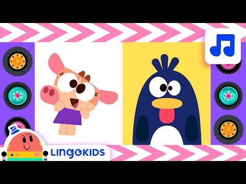 WHEELS ON THE BUS with VEHICLES 🚌🏍️🚜| Songs For Kids | Lingokids