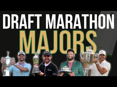 Major Championship Draft Marathon | Best Ball, Masters Pools, Underdog Strategy