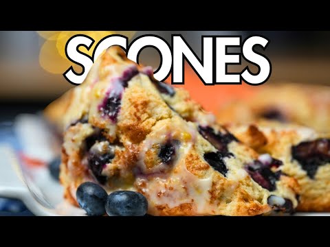 How to Bake Moist and Fluffy Blueberry Scones