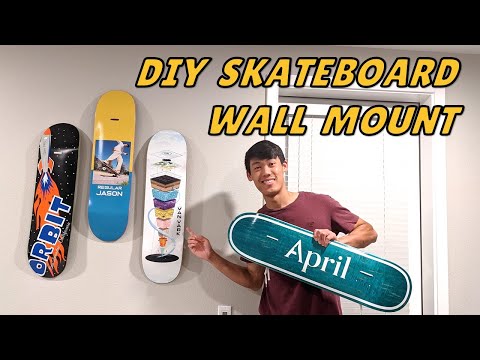 How To Hang A Skateboard On A Wall (Jason’s Skate Basics)