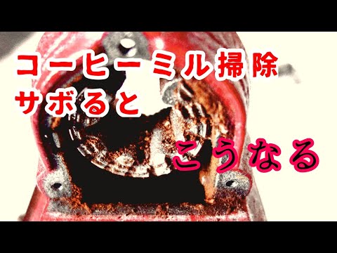 カリタ コーヒーミルの掃除をサボるとこうなる