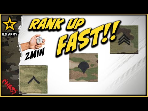 Rank up faster in the Army - 2 Minute Tuesday