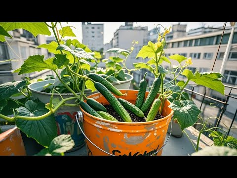 TIMELAPSE: AMAZING GARDEN Useful Tips & Tricks Gardening Plant Vegetables on Balcony