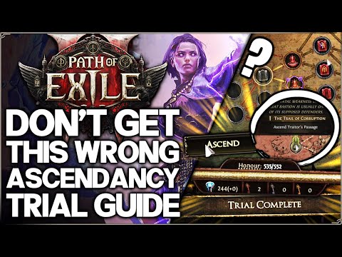 Path of Exile 2 - 16 IMPORTANT Ascendancy Trial Tips - Unlock Ascendancies Easy & Skill Point Guide!