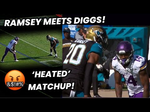 Stefon Diggs vs Jalen Ramsey 🤬 HEATED! WR vs CB (2016)