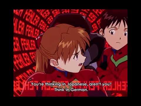 Shinji thinks in German