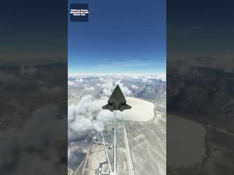 Top Gun: Maverick in MSFS2020 | Dark Star High rate climb from AREA51 #Shorts