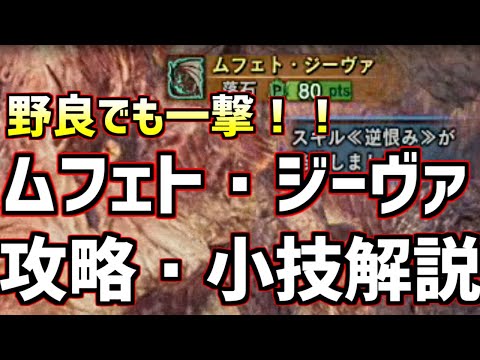 【MHWI】ムフェト攻略・小技解説【野良で遊ぼう！】