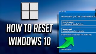 How To Factory Reset Windows 10 [NEW 2025]