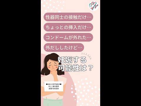 ！？妊娠の可能性は？！コンドーム外れた…外だしだけど…ちょっとだけの挿入…性器同士の接触だけ…｜婦人科｜GYN Medical group【池袋クリニック・渋谷文化村通りレディスクリニック】