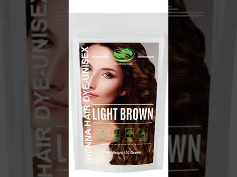 Get light brown with henna!