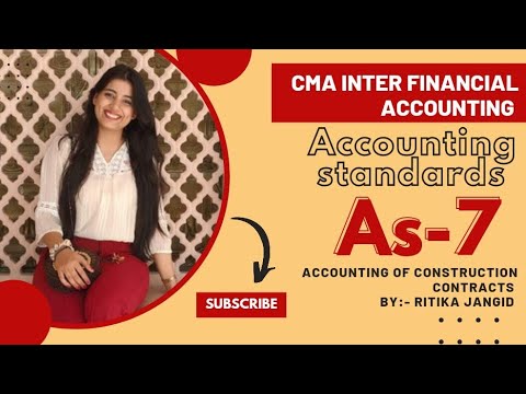 | CMA INTER | FINANCIAL ACCOUNTING | AS - 7 | CONSTRUCTION CONTACT | STUDY MATERIAL SOLUTION I