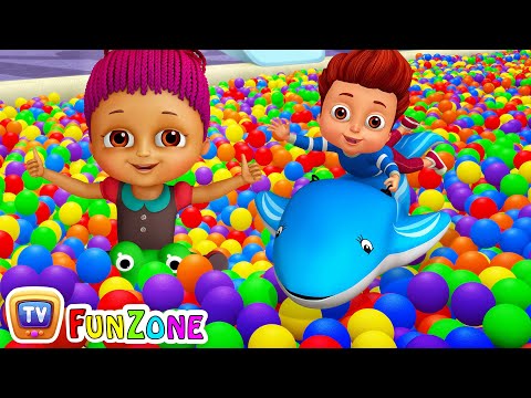 Surprise Eggs Ball Pit Show for Kids to Learn ALL Colours | ChuChu TV Funzone 3D for Children