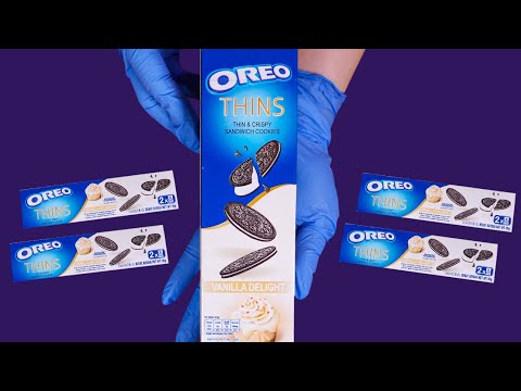 ASMR -Oreo thin&crispy sandwich cookies  to SandWich