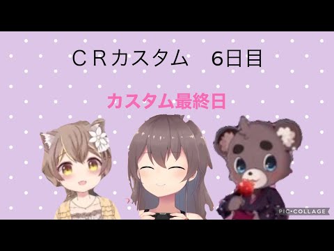 【CRcup/切り抜き】ラストカスタム最終調整